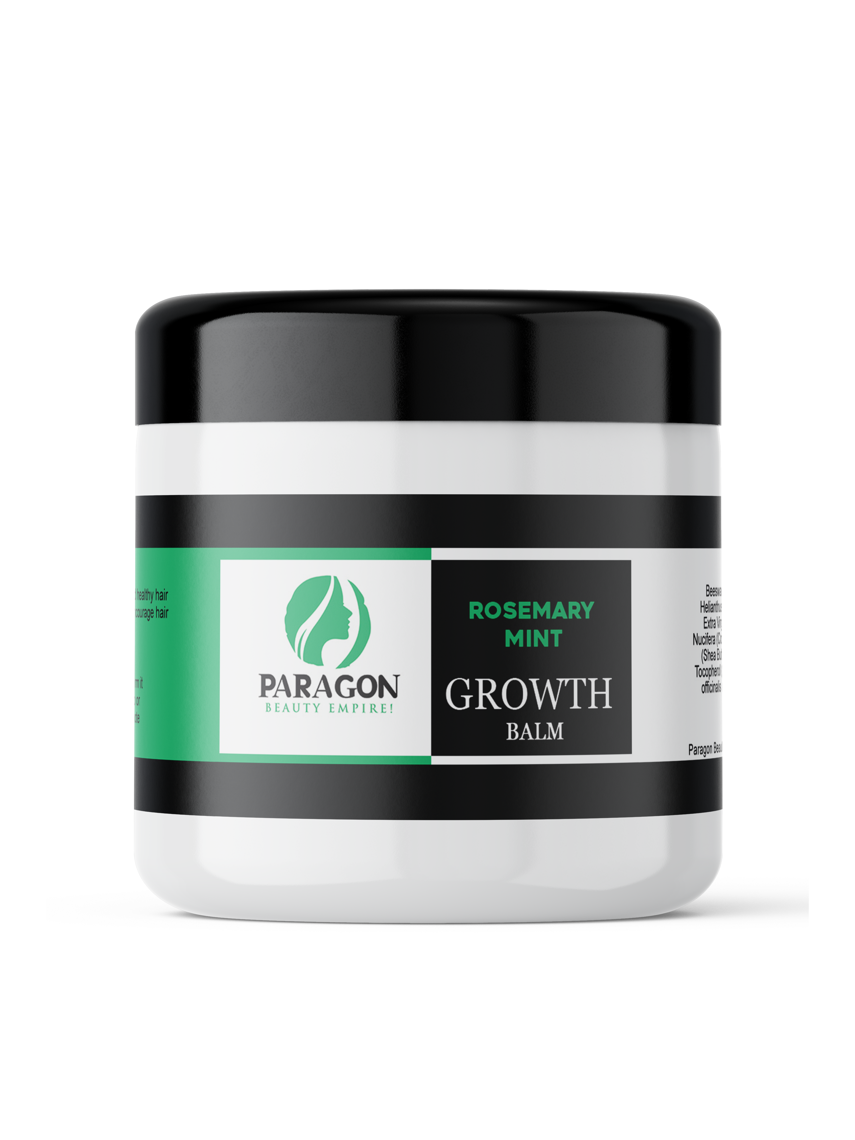 Hair growth balm with rosemary and peppermint oil